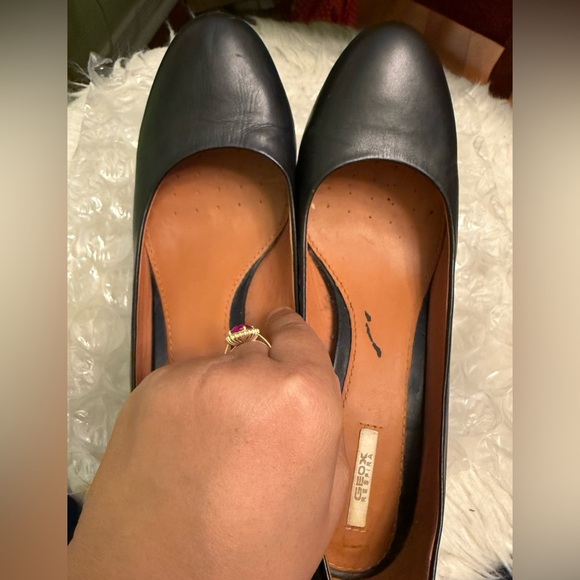 Geox Black Italian Patent Leather Shoes - Picture 9 of 12